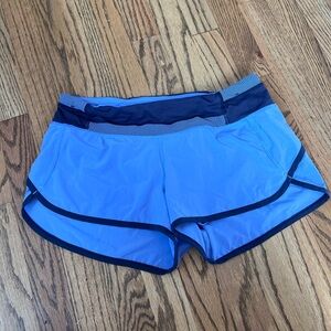 Lululemon Athletica Sky Blue Athletic Shorts